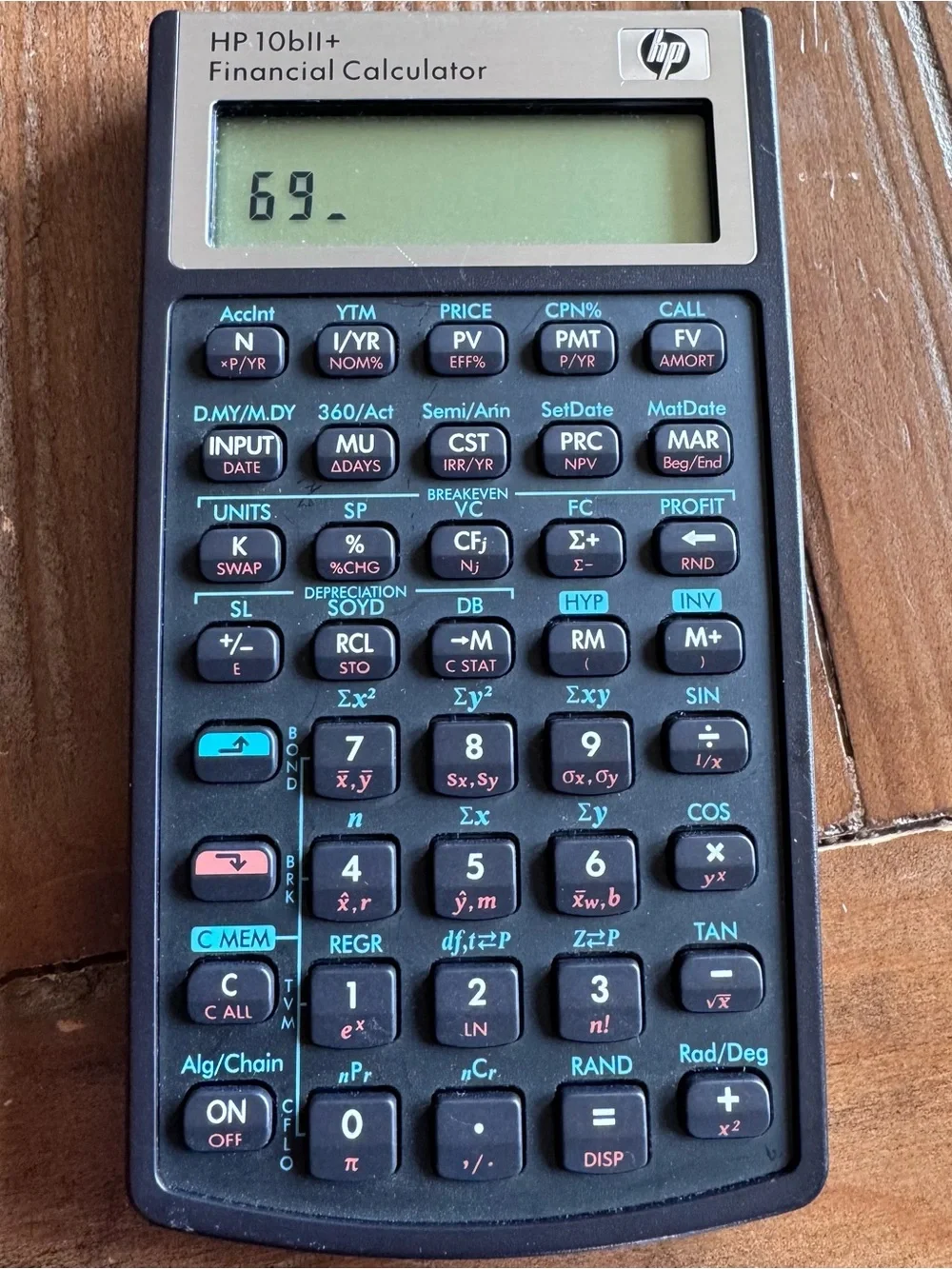 HP financial calculator